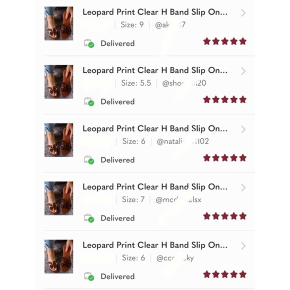 Leopard Print Clear H Band Slip On Sandals - Picture 8 of 9